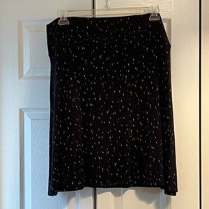 Apt. 9 women’s black/white print skirt - XL